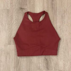 Alphalete Alphalux Supreme Bra Maroon